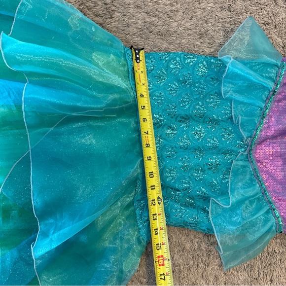 Disney Castle Collection Ariel The Little Mermaid Dress Costume Girls Size 11/12 - Picture 11 of 14